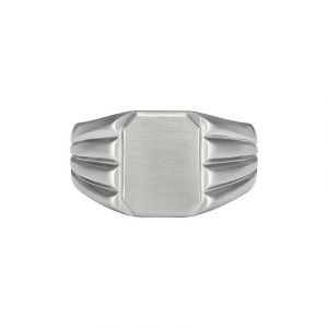 Fossil Bague pour hommes JF04467040 Acier inoxydable