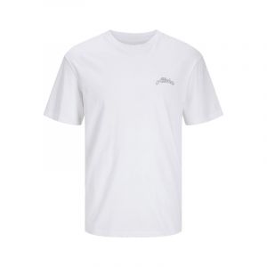 Image de Jack & Jones Tee Shirt Blanc Aloha Coton Homme