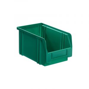Lot boîte de rangement à ouverture frontale lk la-ka-pe 1 carton(s) de 25 pièce(s) boîte rangement ouv front lk l230/200xl140xh130mm ps verte - la-ka-