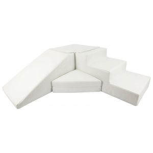 Set De 4 Blocs En Mousse Pour Le Jeu Blanc Neuf