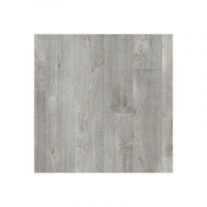 Image de Décoweb Dcoweb - Sol Vinyle Textile - Black Edition - Aspect parquet chêne gris - 2 x 6m