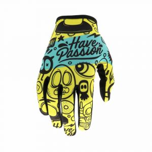 Evolve Gants La Passion XL Yellow / Blue Turquoise / Black