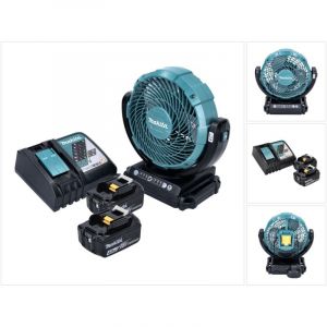 Makita DCF 102 RM ventilateur sans fil 18 V 18 cm + 2x batterie 4,0 Ah + kit chargeur