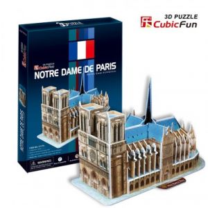CubicFun Puzzle 3D - Notre-Dame de Paris (Difficulté : 4/8) Cubic Fun