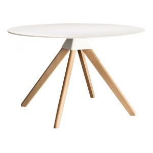 Magis Table Cuckoo The Wild Bunch (Structure Naturelle, Plateau Blanc - Hêtre Massif Et Plateau En Hpl)