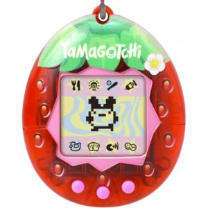 Bandai Tamagotchi - Tamagotchi Original - Fresh Strawberry - Animal électronique virtuel avec écran Couleur - Jouet Animal interactif en Français - Motif Fraise - Jouet Enfant 8 Ans et + - 42998