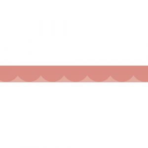 Plage Frise d&eacute;corative adh&eacute;sive, feston rose, 5 cm x 300 cm