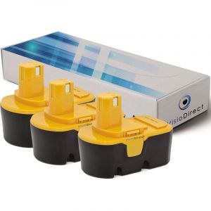 Ryobi Lot de 3 batteries pour P211 perceuse &agrave; percussion 3000mAh 18V