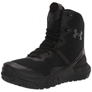 Under Armour UA Micro G Valsetz Zip, Botte Tactique et Militaire Homme, Black/Black/Jet Gray, 44 EU