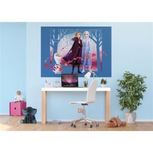 Image de Poster Intissé La Reine des Neiges 2 modèle Vent d'automne 160 cm x 110 cm