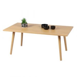 Urban living Table basse naturel 110x59 cm Osaka - Naturel - Naturel