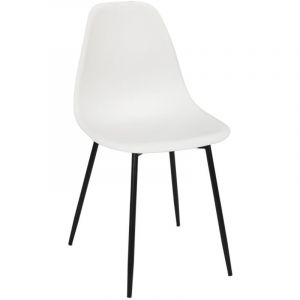 The home deco factory Chaise GUSTAV blanche