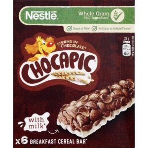 Image de Nestlé Barres céréales choco/lait 6 x 25 g CHOCAPIC