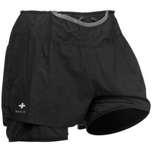 Raidlight Shorts R-light 2 In 1 XL Black