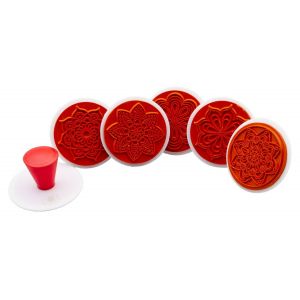 Eduplay Tampon mandala motif/fantaisie, set de 6