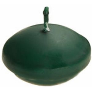 Ruedelafete Set de 6 bougies FLOTTANTES, vert Jungle
