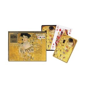 Piatnik Coffret de 2 jeux de 55 cartes KLIMT - ADELE