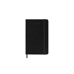 Moleskine Agenda scolaire 2022-2023 Semainier Horizon format de poche Rigide Noir