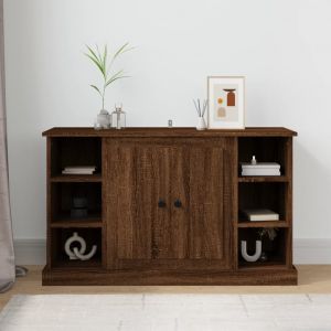 VidaXL Buffet Chêne marron 100x35,5x60 cm Bois d'ingénierie