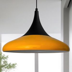 Paladin Lustre Simple Jaune, Lampe Suspendue, Hôtel, Restaurant, Cuisine, Salon, Hall, Lustre Pour Jeunes, Modèles