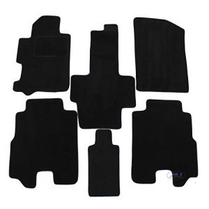| TAPIS DE SOL NOIR VELOURS COMPATIBLE AVEC HONDA FRV 2004-2009 6 pcs