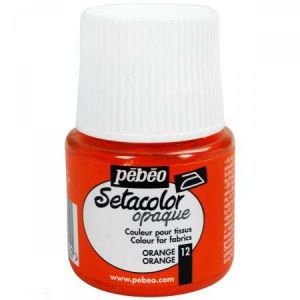 Pebeo Peinture tissu Setacolor 45 ml - opaque - Orange