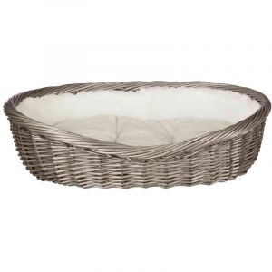 Trixie Corbeille, avec rembourrage et coussin - 70 cm, gris