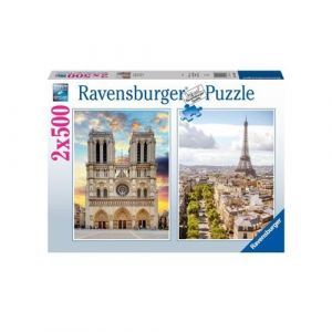 Ravensburger Puzzle Paris & Notre Dame 2 x 500 Pièces