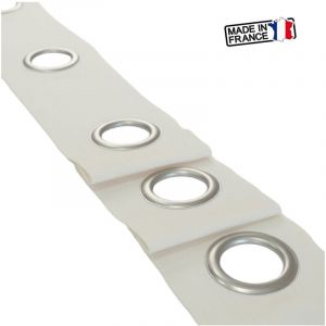 Bande &agrave; oeillet pr&ecirc;t &agrave; coudre vendu au m&egrave;tre Coloris - bo Blanc cass&eacute;, Vendre au m&egrave;tre - 1 m&egrave;tre