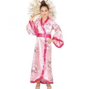 D&eacute;guisement kimono japonaise rose fille - 10/12 ans - rose - g&eacute;n&eacute;rique 77463