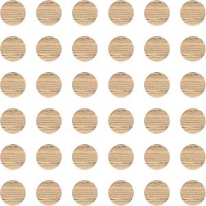 Cyclingcolors 36x Cache vis adhésif autocollant diamètre 25mm protection bouchon trou obturateur meuble table chaise maison, Chêne nagano