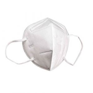 Boîte de 50 masques respiratoires pliables jetables FFP2 KN95 > 95 % blanc - MASQUES5