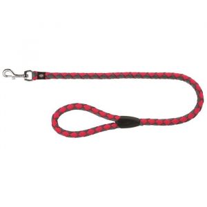 Image de Trixie Cavo laisse S-M : 1 m - ø 12 mm - Fuchsia et gris graphite - Pour chien