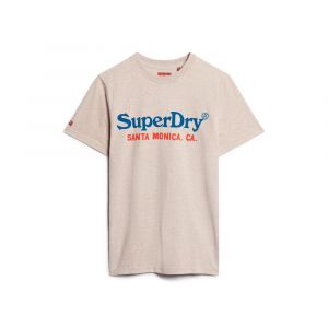 Superdry T-shirt VENUE DUO LOGO T SHIRT Beige - Taille EU S,EU M,EU L,EU XL