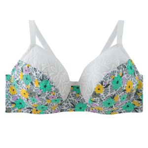 Soutien-gorge à armatures grand maintien multico blanc Roulotte