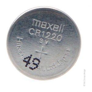 Maxell Pile bouton lithium blister CR1220 3V 36mAh