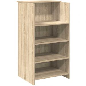 VidaXL Bureau réception chêne sonoma 55x50x103,5 cm bois d'ingénierie