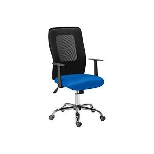 Fauteuil de bureau ise tissu dossier r&eacute;sille Net Mesh bleu