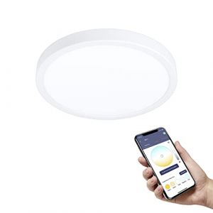 Image de Eglo Connect Fueva-Z plafonnier Ø 28,5cm blanc