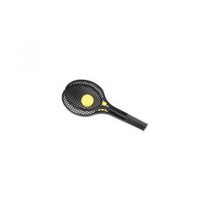 Androni Giocattoli Filet de 2 Raquettes plastique tennis + Balle en mousse - Jeu plein air, exterieur, plage - Sport Enfant