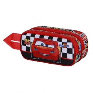 Karactermania Disney Cars 3 Racer-Trousse 3D Double, Rouge, 22 x 10 cm