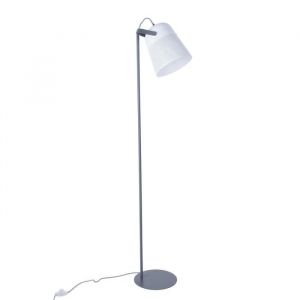 Image de JUSTIN Lampadaire 145 cm E27 60W blanc et anthracite