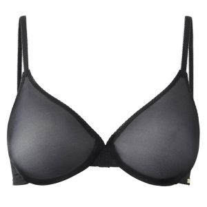 GOSSARD Glossies - Soutien-gorge de tous les jours - Plongeon - Femme, Noir, FR : 90F (Taille fabricant : 34E)