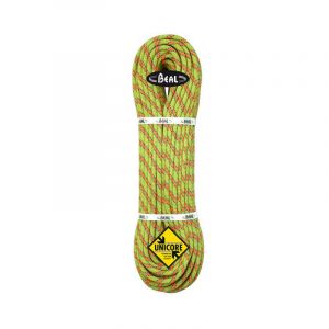 Image de Beal Booster III 9,7 mm - Corde à simple taille 80 m, vert/jaune/gris