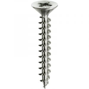 Mustad Vis Panelvit t&ecirc;te frais&eacute;e PZ filetage total zing.arg 4x45 - Boite de 500 - PVACZP400450C8C