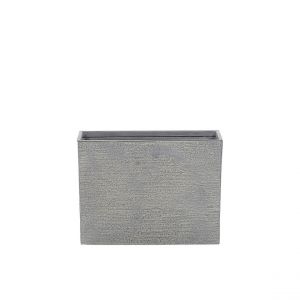 Beliani Petit cache-pot 25 x 60 x 45 cm gris EDESSA - beige