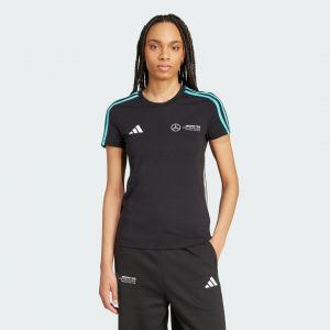 Adidas Femme Mercedes - AMG Petronas Formula One Team DNA Tee Women, Black/White, XXS