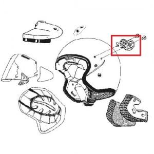 Arai Base Plate X-TEND - Couleur Blanc