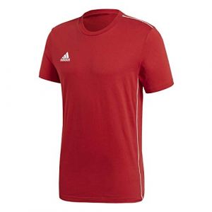 Image de Adidas Core 18 Tee T-Shirt Mixte Enfant, Power Red/White, FR : L (Taille Fabricant : 152)