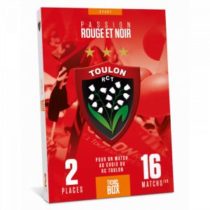 Wonderbox Coffret Cadeau RCT - Rugby Club Toulonnais - idée, box et coffret cadeau Séjour & week-end - Pour 2 personnesn(ajoutez des billets au moment de la réservation)